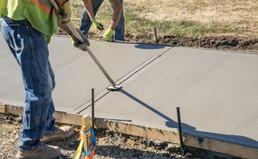 Slab jointing · Control-joint cut