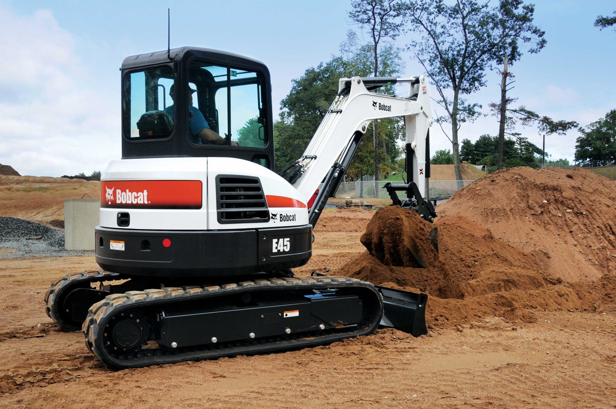 Mini-excavator · Sub-base work