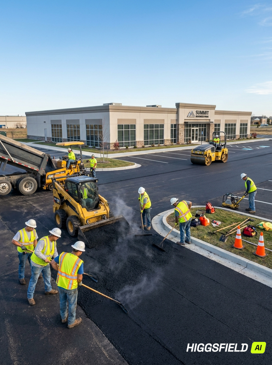 Retail Parking Lot Paving
